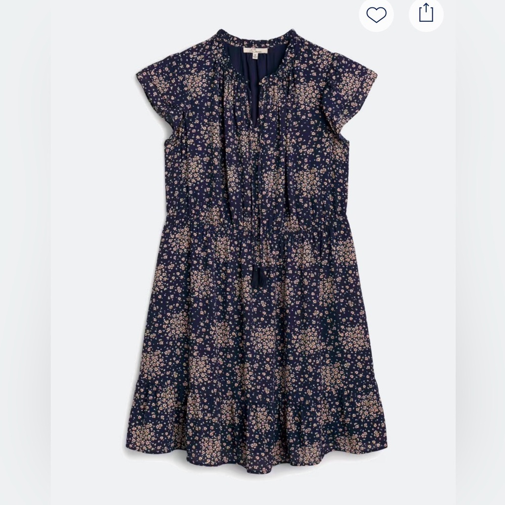 Les Serein Flutter Sleeve Aline Dress